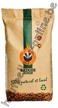 Houtpellets Badger DIN Plus 15 kg 